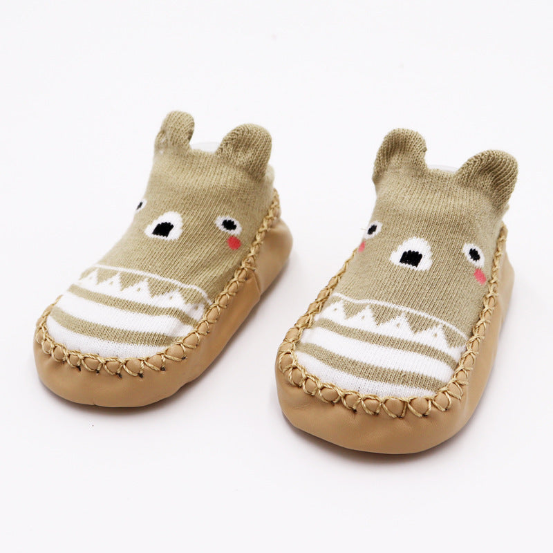 Children's Cartoon Non Slip Combed Cotton Floor Footwear Baby Infant Toddler Shoes