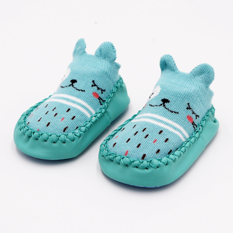 Children's Cartoon Non Slip Combed Cotton Floor Footwear Baby Infant Toddler Shoes