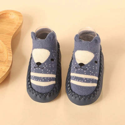 Children's Cartoon Non Slip Combed Cotton Floor Footwear Baby Infant Toddler Shoes